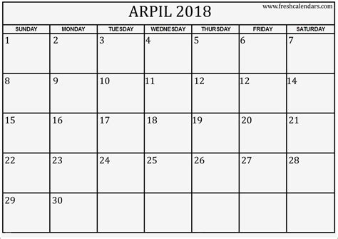 blank calendar template google docs